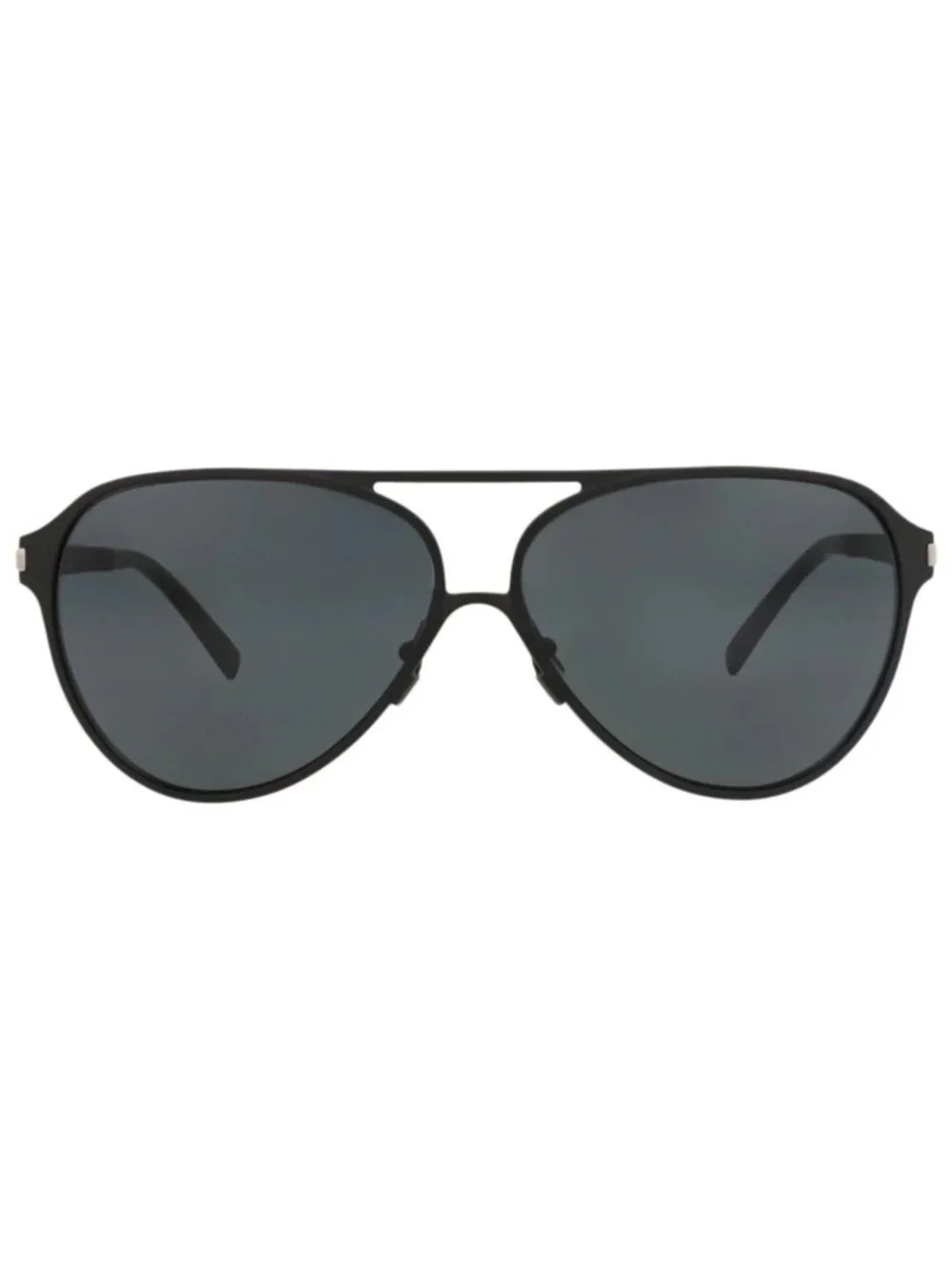 New Saint Laurent Women's Sunglasses Aviator Metal Frame Unisex Black Black